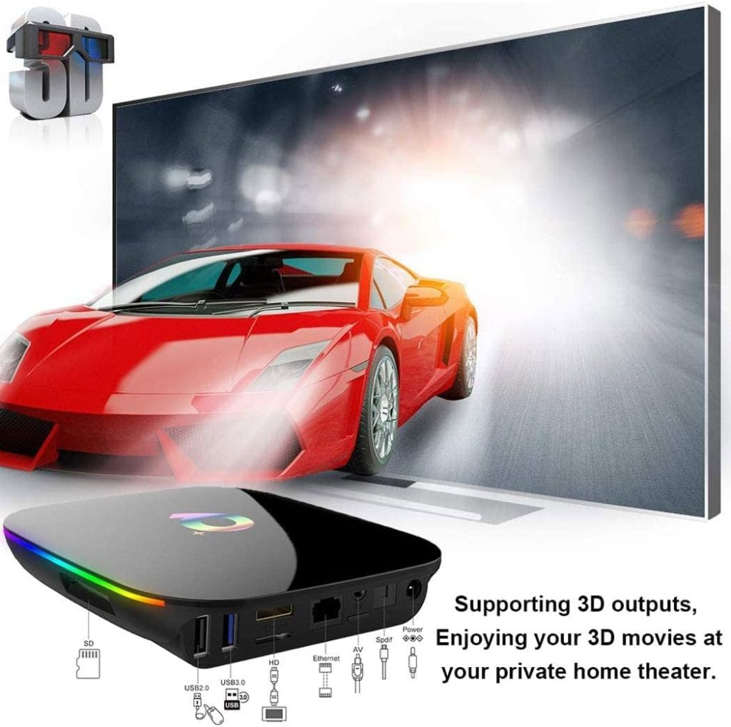 Android 13.0 TV Box 4GB RAM 32GB ROM，TV Box Android 2023 with RK3528 Quad-Core 64bit Cortex-A53 chip，Android Box Support 8K UHD Videos,Smart TV Box 2.4G/5G Dual WiFi Bluetooth 5.0