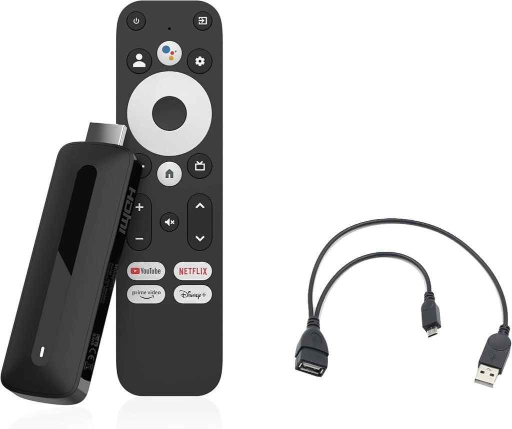 KD3 4K Google TV Stick Android 11 Netflix Certified HDR 10+ Dolby Audio Voice Remote Google Assistant(Free OTG inside)