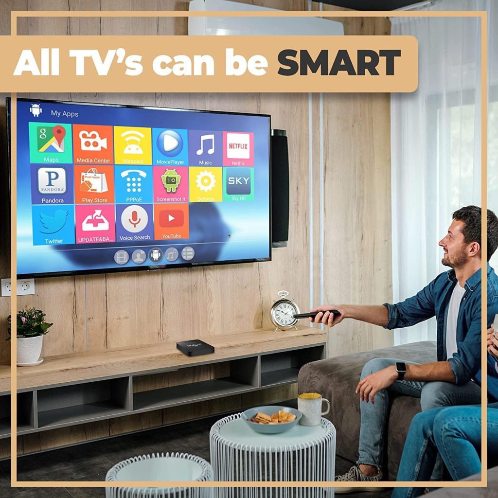 Smart MINI PC with pre-installed apps makes your TV a Smart TV