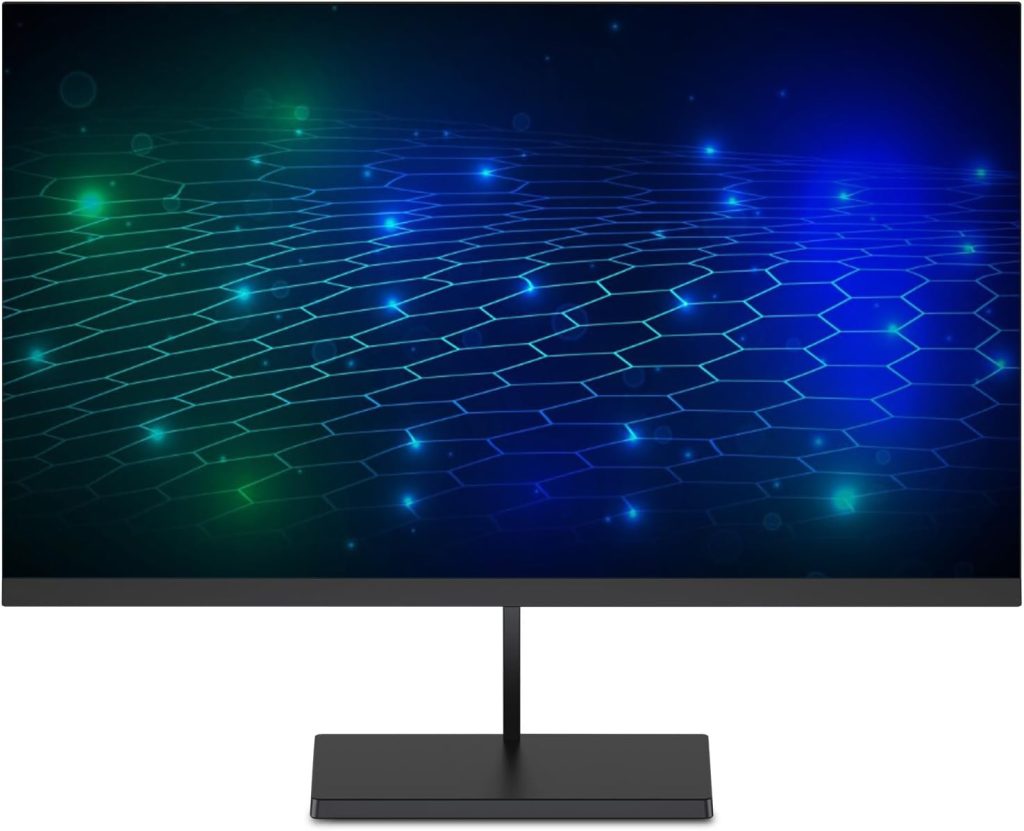 Andizun 24 Inch FHD Monitor, LED Computer Monitors, 100Hz, IPS Panel, 1ms GTG, 16:9 Full HD (1920 x 1080), AMD FreeSync, 178° Wide Viewing Angle, HDMI/DP/VGA, Low Blue Light, 99% SRGB