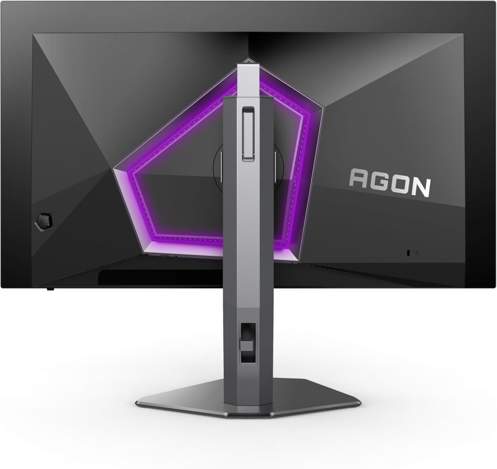 AOC AGON PRO AG276QZD - 27 Inch QHD Gaming Monitor. OLED, 240Hz, 0.03ms, G-Sync, HDR10, Light FX, E-Sports stand design, USB Hub (2560 x 1440 240Hz, HDR10, HDMI 2.0 / DP 1.4 / USB 3.2)