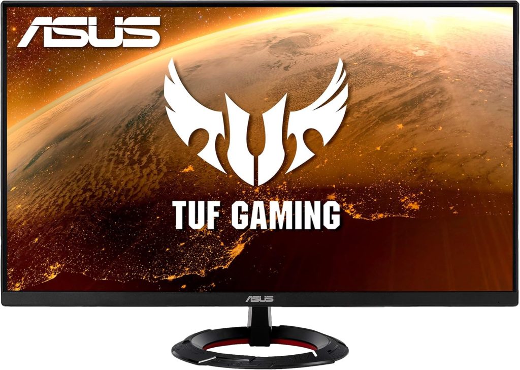 ASUS TUF Gaming VG279Q1R Gaming Monitor - 27 Inch Full HD (1920 x 1080), IPS, 144Hz, 1ms MPRT, Extreme Low Motion Blur, FreeSync Premium, Shadow Boost, Black