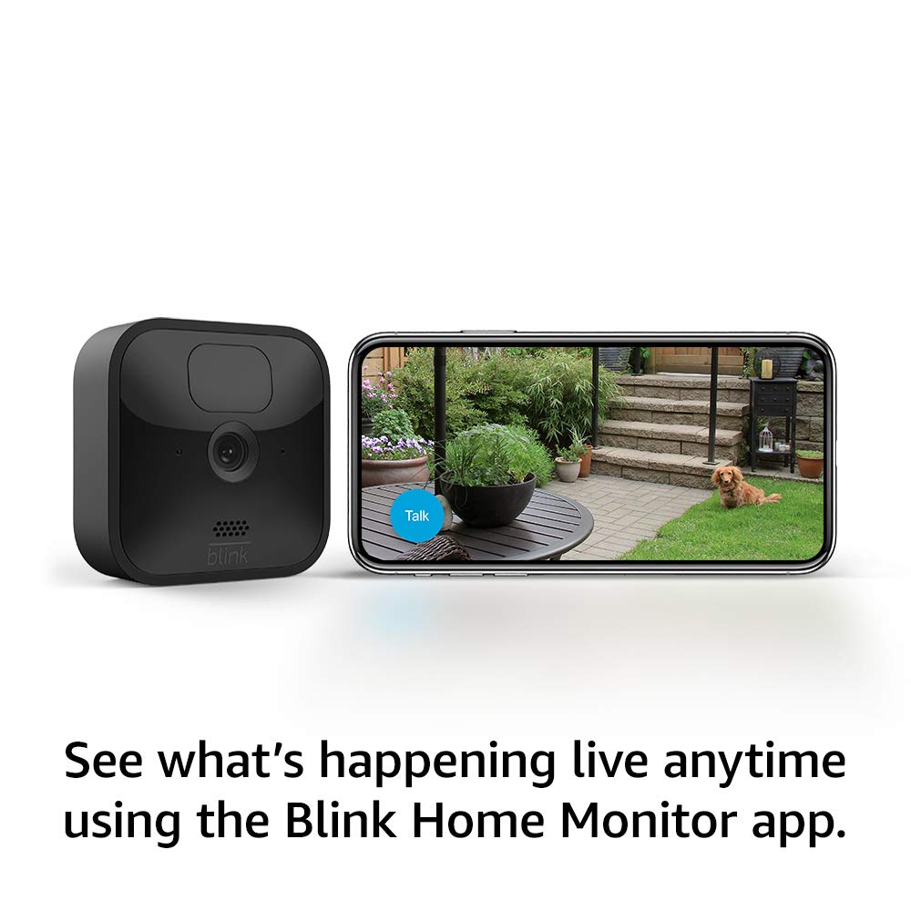 Blink Outdoor with two-year battery life | 4-Camera System + Blink Video Doorbell | HD Smart Security, motion detection, Alexa enabled, Blink Subscription Plan Free Trial