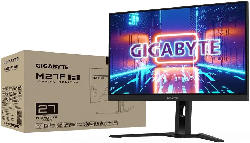 Gigabyte M27Q X 27 Inch SS IPS QHD (2560 x 1440) 240Hz 1ms FreeSync Premium Gaming Monitor