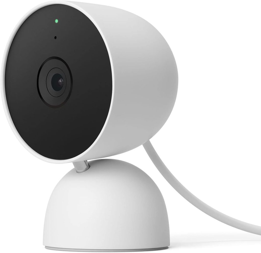 Google GJQ9T Nest Cam (Indoor, Wired) Security Camera - Smart Home WiFi Camera