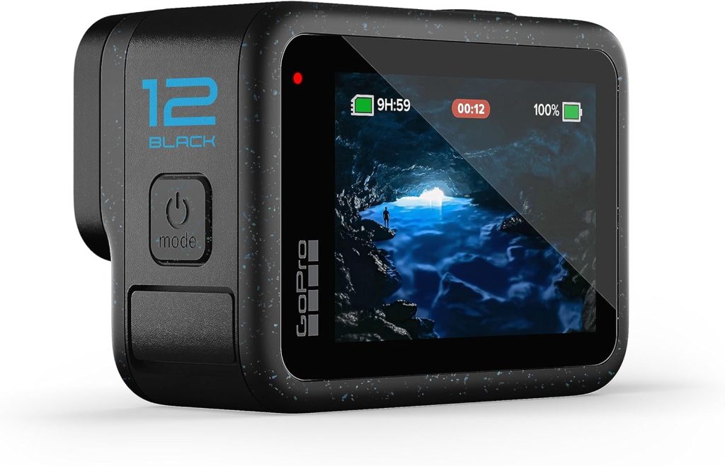 GoPro HERO12 Black - Waterproof Action Camera with 5.3K60 Ultra HD Video, 27MP Photos, HDR, 1/1.9 Image Sensor, Live Streaming, Webcam, Stabilization