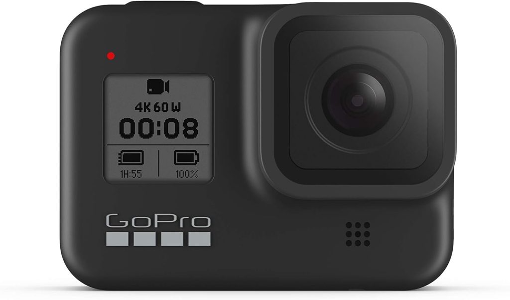 GoPro HERO8 Black - Waterproof 4K Digital Action Camera with Hypersmooth Stabilisation, Touch Screen and Voice Control - Live HD Streaming