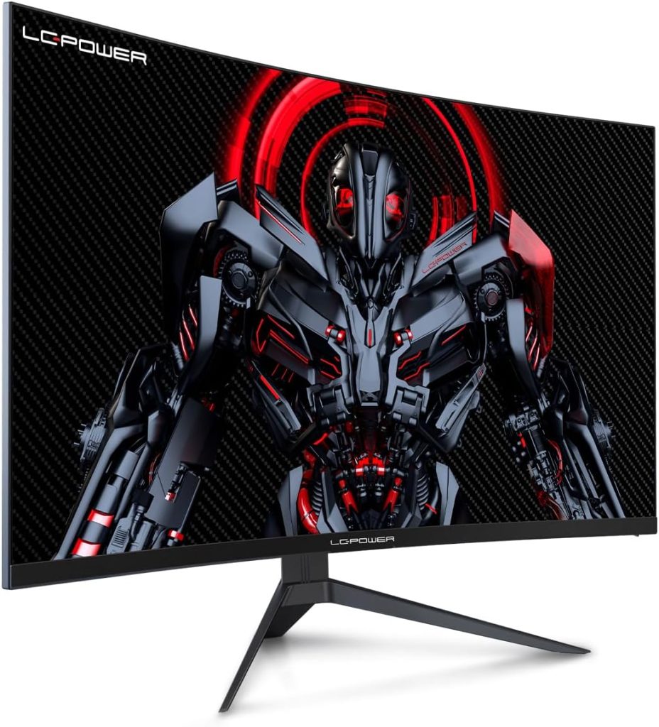 LC-Power 27 inch FHD Gaming Monitor 165Hz 1920x1080, 1500R, FreeSync, HDR Ready, DPHDMI,1ms, LC-M27-FHD-165-C-V3