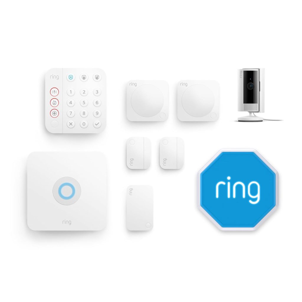 Ring Alarm Pack - M + Indoor Camera (2nd Gen) with Alarm Outdoor Siren by Amazon | Smart home alarm security system with optional Assisted Monitoring - No long-term commitments | Works with Alexa