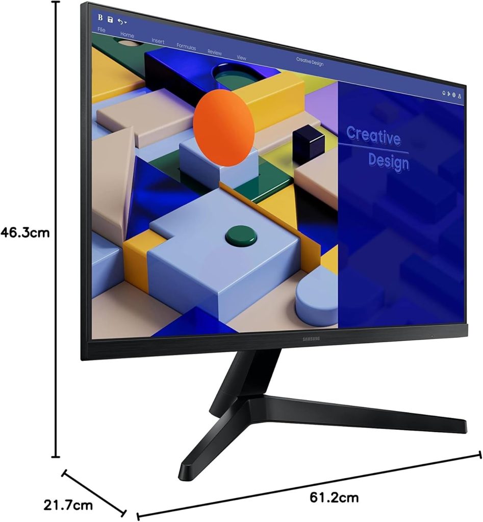 Samsung S22A336NHU - S33A Series - LED monitor - 22 - 1920 x 1080 Full HD (1080p) @ 60 Hz - VA - 250 cd/m² - 3000:1-5 ms - HDMI, VGA - black