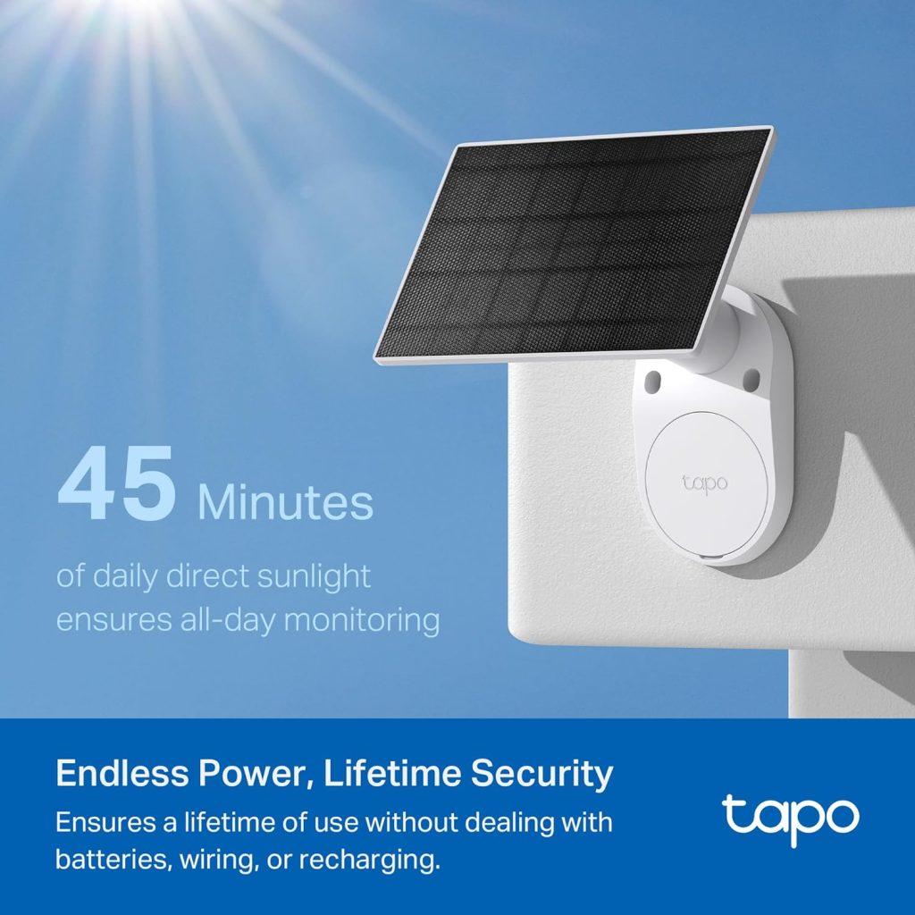 Tapo Outdoor Camera Security Wireless, Rechargeable Battery Camera System for Home Security, 2K 4MP QHD Color Night Vision, WiFi CCTV, IP66 Weatherproof, Work with Alexa  Google Home (Tapo C425)