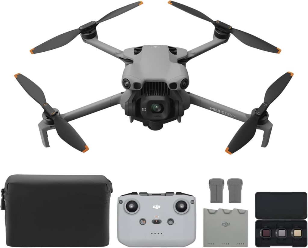 DJI Mini Pro Fly More Combo With DJI RC-N3, 4K Drone for Beginners, C0