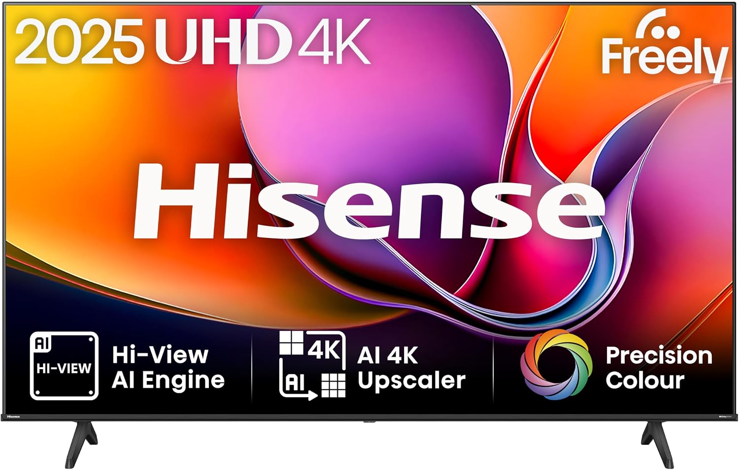 Hisense 58 Inch 58A6QTUK 4K Ultra HD Smart AI TV