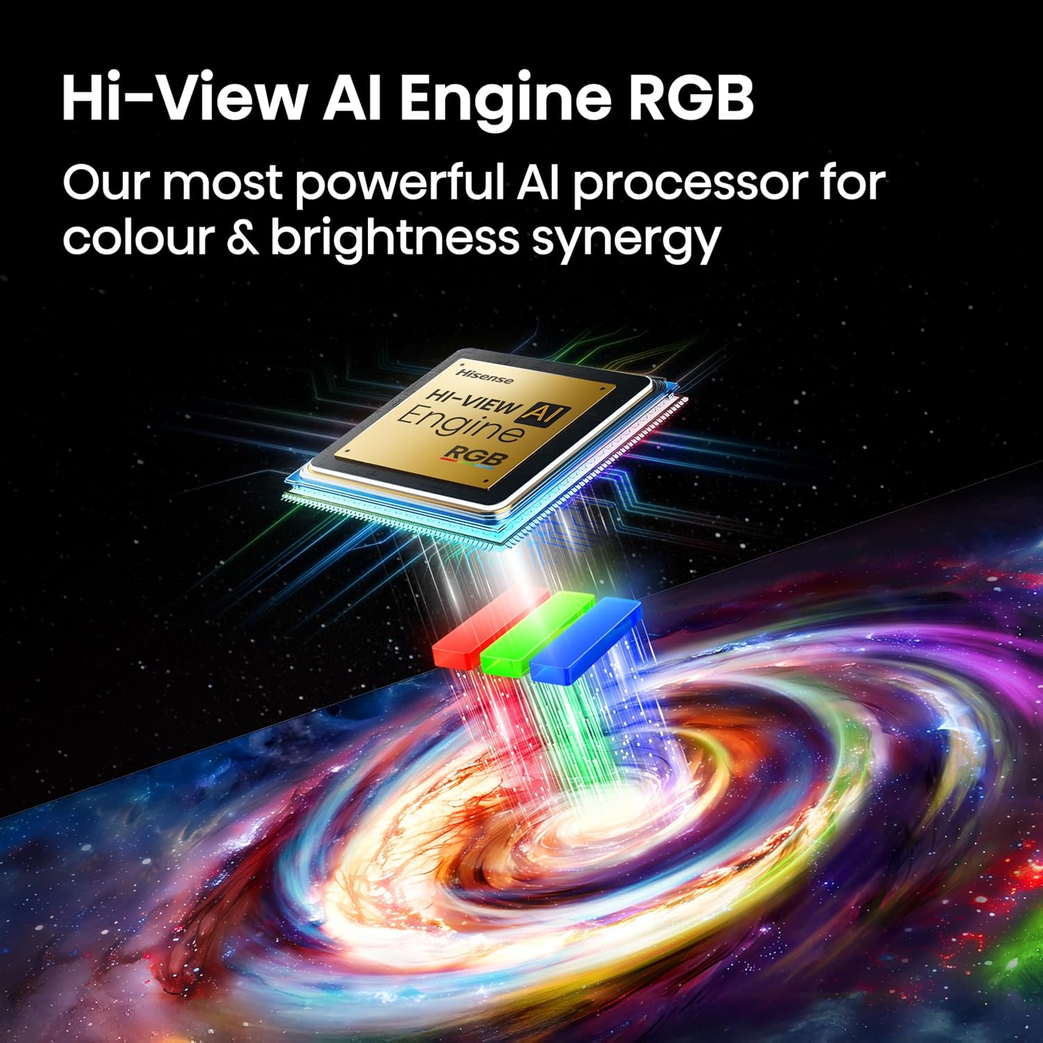 Hisense 65” 65ER8STUK RGB MiniLED 180Hz 4K Ultra HD AI Smart TV with Freely, Netflix, Disney+ and YouTube – Hi-View Ai Engine RGB, Native 180Hz Game Mode, Anti-Reflection & Glare-Free
